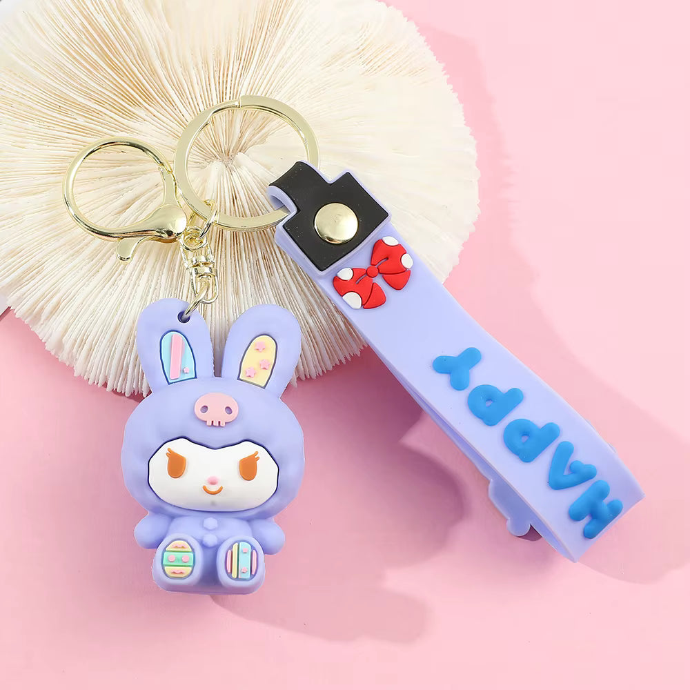 Llaveros conejitos pascua Sanrio