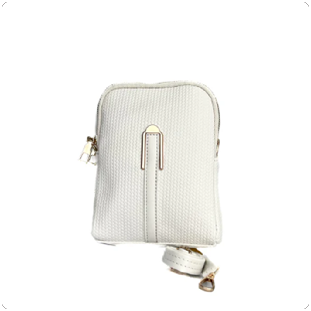 Bolso Porta Celular blanco marfil