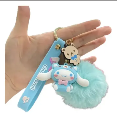 Llaveros amigos de Hello Kitty.
