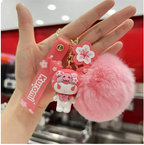 Llaveros amigos de Hello Kitty.